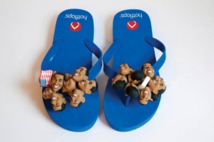 Tongs Obama, Collection Martin Parr, Jeu de Paume, Paris Tongs Obama, Collection Martin Parr, Jeu de Paume, Paris